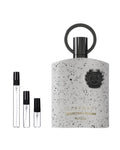 Afnan Supremacy Collectors Edition sample – decant naast de volle fles ter herkenning