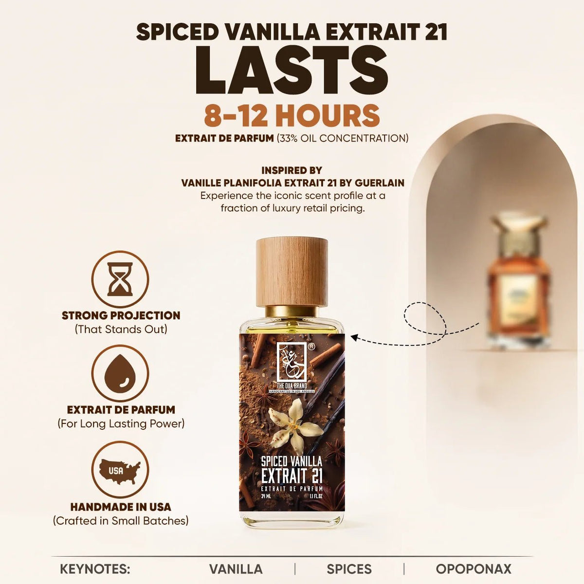 Dua Spiced Vanilla Extrait 21 - FragranceGems